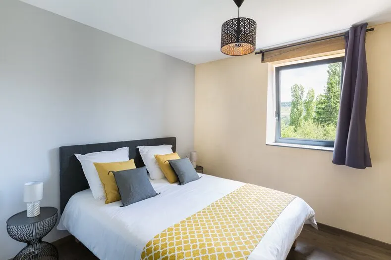 La chambre du Fenil, avec son lit double